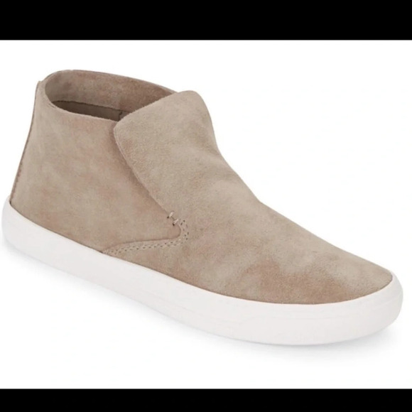DV Dolce Vita Tan Suede Hi Top Sneakers 6 - Picture 1 of 6